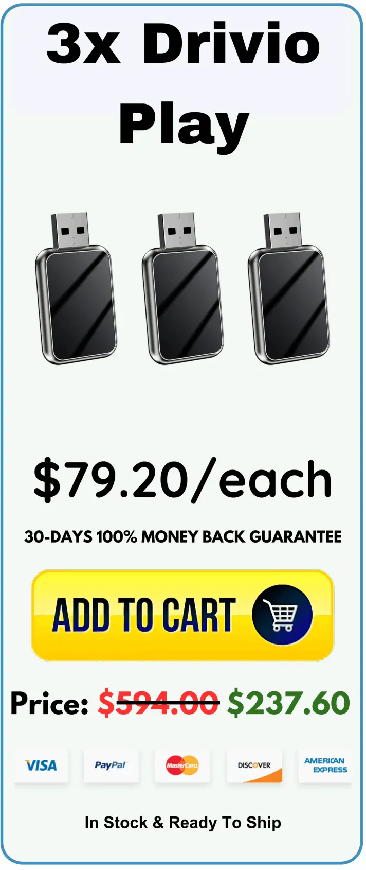 Drivio Play offer price